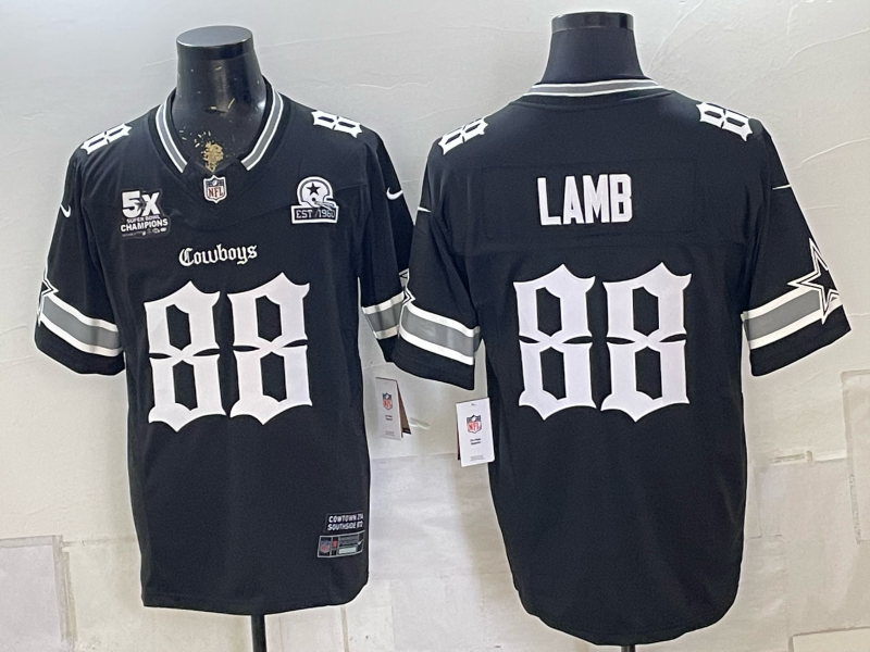 Men 2026 Dallas Cowboys #88 Lamb black Nike NFL Jersey 0815004